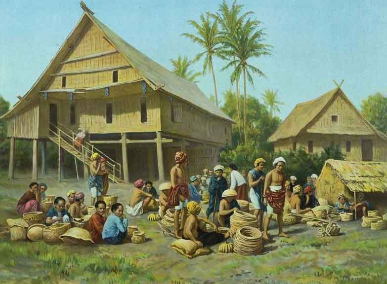 Suasana Pasar Di Sulawesi Selatan Sekitar Tahun 1891