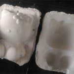 cetakan silikon patung gypsum